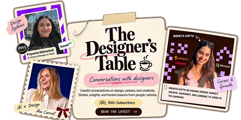The Designer’s Table community collage
